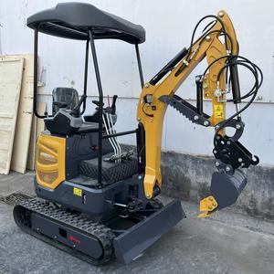 Excavadora de cadenas de 1.8 toneladas con motor de alta eficiencia y calefacción en la cabina para uso agrícola en invierno, garantía de un año, ¡en oferta! - Product Image 1