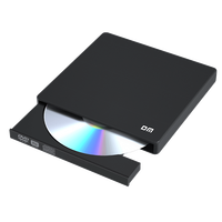 Unidad de DVD Externa DM DR005, Reproductor de CD/DVD USB 3.0, Grabador, Plug & Play para Computadora Portátil, PC de Escritorio, Windows, Mac, Linux