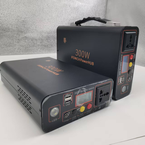 300W Portable Power Station with 220V AC Outlet <b>Solar</b> <b>Generator</b> for Outdoor Camping Emergency Home Backup Laptop Charging - Product Image 1