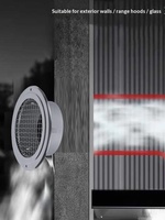 Grille d'aération en acier inoxydable 304, grande grille d'évacuation à mailles larges pour l'aération de l'air frais dans la cuisine et la salle de bain