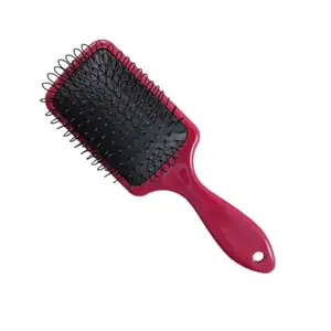 Custom Logo Design Hair Extension Comb Brush Loop Brush Paddle Shiny Hair Brush