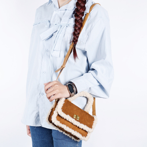 Bolso cuadrado pequeño de felpa PU, bolso retro estilo <span class=keywords><strong>Mirad</strong></span>, bolso de hombro elegante y versátil - Product Image 2