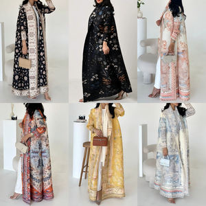<span class=keywords><strong>Robe</strong></span> plissée Miyake Dubaï 2026 pour <span class=keywords><strong>femme</strong></span>, abaya musulmane grande taille, veste cardigan décontractée imprimée, cape pour <span class=keywords><strong>robe</strong></span> du Moyen-Orient - Product Image 5