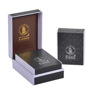새로운 디자인 플립 보석 상자 팔찌 실크 스크린 보석 포장 상자 보석 선물 두바이 아랍 에미리트 스타일