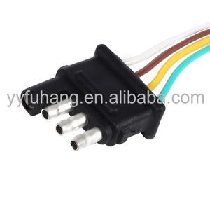 फ़ैक्टरी कस्टमाइज्ड ट्रेलर वायर एक्सटेंशन 4 पिन प्लग फ्लैट y-स्प्लिटर कॉर्ड नर से मादा - Product Image 6