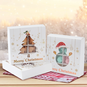 Giáng sinh Kẹo hộp Cookie Biscuit đóng gói túi 2024 giáng sinh trang trí cho nhà navidad Xmas gói hộp quà tặng năm mới <span class=keywords><strong>2025</strong></span> - Product Image 2