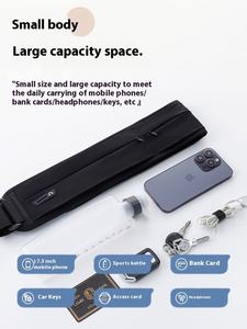 Custom Fitness Waist Bag Women and Men Sports Zipper Water-<b>proof</b> Running Belt With Mobile Phone Equipment Storage Jogging Bags - Product Image 4