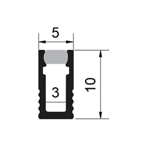 Nhà Máy Giá cao cấp nhôm <span class=keywords><strong>Led</strong></span> hồ sơ bề mặt gắn hồ sơ 10*5 mét - Product Image 2