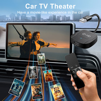 Adaptador Multimedia Inalámbrico CarPlay con HDMI Convertidor Car TV Mate para Fire/Google TV Sticks de CarPlay con Cable a Inalámbrico