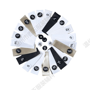 Étiquettes de taille pour vêtements en TPU, étiquettes en tissu XS S M L XL 2XL 3XL 4XL 5XL 6XL, accessoires vestimentaires imprimés numériquement - Product Image 3