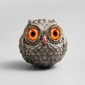 Colgante Decorativo con Figura de Búho, Estatua de Búho Hecha a Mano con Diseño de Cuentas para Decoración del Hogar y Jardín, Regalo Promocional Personalizado - Product Image 2
