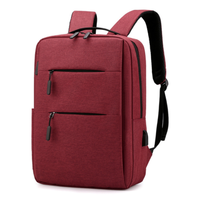Sac à dos pour ordinateur portable à prix de gros avec plusieurs poches, sac pour homme, sac de voyage d'affaires avec USB