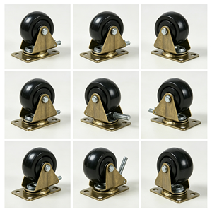 Roulettes autocollantes pour meubles, lot de 4, roulettes pivotantes adhésives, mini-roues silencieuses à 360 degrés pour canapé, lit, armoire - Product Image 5