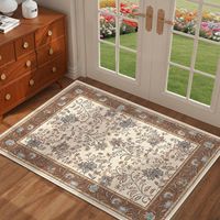 Custom Double Sided Polyester Rug Flat Pile Carpet Modern Washable Floor Mat for Living Room Bedroom
