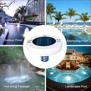 Purificador de piscina con energía Solar portátil de alta capacidad, ionizador, limpiador de agua sin golpes solares, Material plástico con alta reducción de <span class=keywords><strong>cloro</strong></span> - Product Image 5