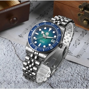 Reloj Deportivo de Buceo para Hombre San Martin SN0148GX 40-44mm, Miyota 9015, Esfera con Efecto Rayos de Sol, Lujoso, Automático, Mecánico, 20 Bar - Product Image 3