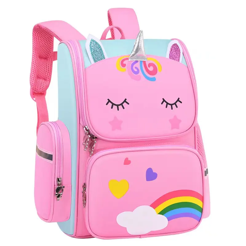 Hot Sale Waterproof Criança Kids School Bags Kids Backpack Durable Boy Girl Unicorn School Bags Para Meninas Meninos