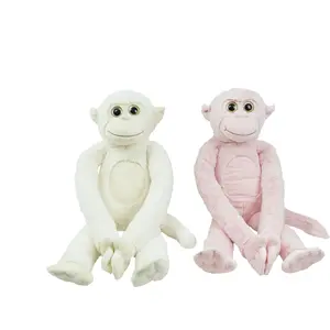 Scimmia del giocattolo della peluche dell'animale farcito bambola sveglia sveglia sveglia con le braccia e le gambe lunghe