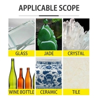 Lame de scie en émeri Glass King White OEM pour découpe de verre, bouteilles de vin, plaques de roche, carreaux de céramique, jade, et pour meuleuse d'angle spéciale pour la découpe de métaux