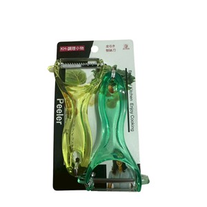 Éplucheur manuel en plastique de bonne qualité avec lame en acier inoxydable, construction robuste et poignée confortable antidérapante - Product Image 1