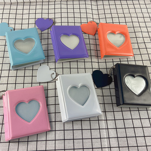 Album Fotografico Professionale Pieghevole a <span class=keywords><strong>Cuore</strong></span>, Mini <span class=keywords><strong>Libro</strong></span> Porta Carte, Personalizzabile, per Ingrosso - Product Image 1