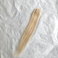 Vente en gros en Australie, 100 mini volumisateurs de cheveux humains pour femmes, cheveux Remy, invisibles, blonds, clips à cheveux, extensions de cheveux pour femmes