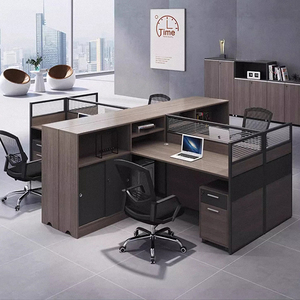 Đồ nội thất hiện đại Divider bàn làm việc văn phòng nhân viên Bàn máy tính bàn Bàn gỗ bàn nghiên cứu offlce bảng Modular bàn văn phòng - Product Image 2