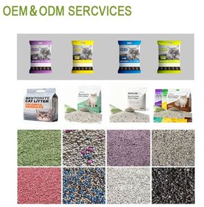 Litière pour chat de qualité supérieure, écologique, zéolite, bentonite, gel de silice, hautement adsorbante, sans poussière, boules à agglomération rapide, contrôle des odeurs, Benjie - Product Image 4