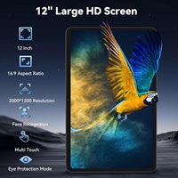 Tablette d'art numérique portable de 12 pouces avec tablette graphique autonome avec 8 Go de ram 128 Go de ROM Android 14 Tablette de dessin PC