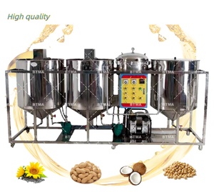 BTMA-Refinería de aceite crudo totalmente automática, máquina de aceite de plantas, SH-3, en venta