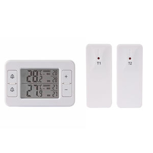 Digital Indoor Outdoor Termômetro Sem Fio Temperatura Medidor Alarme Frigorífico Termômetro com magnético (Coréia Proíbe Vendas) - Product Image 1