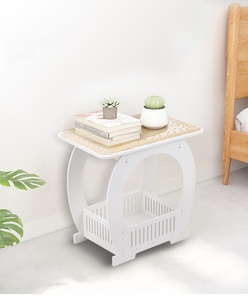 <strong>Side</strong> <strong>Table</strong>, <strong>White</strong> Modern Home Decor Coffee and Tea <strong>Table</strong> for Living Room, Bedroom and Balcony - Product Image 6