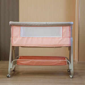 <span class=keywords><strong>Lit</strong></span> bébé multifonctionnel en métal, berceau pour bébé, <span class=keywords><strong>lit</strong></span> d'appoint avec <span class=keywords><strong>moustiquaire</strong></span> et roues, <span class=keywords><strong>lit</strong></span> d'hôpital pliable pour nouveau-né - Product Image 5