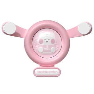 Soporte de teléfono para coche Icarer Family Car con montaje por gravedad en la rejilla de ventilación, rotación de 360 grados, diseño de dibujos animados en plástico para navegación. - Product Image 5