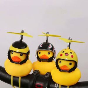 Campana para Bicicleta Eléctrica Tiktok Little Yellow con Diseño de Pato Turbo, Casco, Bocina y Luz - Product Image 6