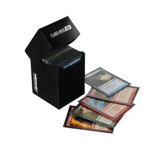 Plastic PP 100 PCS Capacity Trading Board Game Colleating Card Holder Deck Case