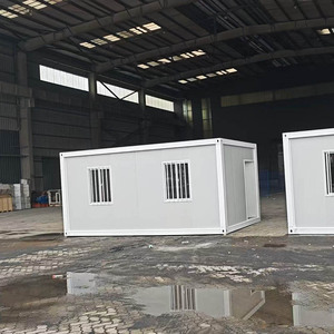 Nhà container di động màu trắng giá cả hợp lý bán chạy, có cầu thang, ấm áp, chống gió - Product Image 5