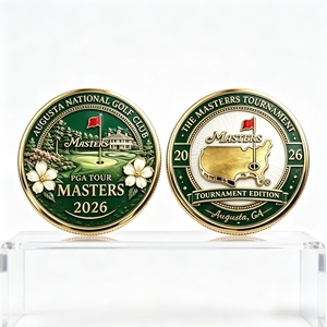 Pièce de monnaie commémorative 3D de golf en gros, pièce de <span class=keywords><strong>d</strong></span>éfi sur le thème du parcours de golf avec finition émaillée pour les amateurs de golf et les collectionneurs - Product Image 2