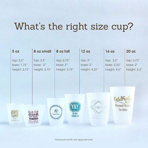 Vasos Esmerilados para Boda de Mascotas, Recuerdos Personalizados para Boda de Mascotas, Vasos de Plástico como Recuerdos - Product Image 5