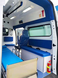 Usine chinoise nouveau Design 5 sièges 4 roues oxygène hôpital premiers soins d'urgence ICU moteur Diesel véhicule d'<span class=keywords><strong>ambulance</strong></span> - Product Image 5