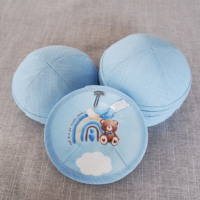 Kipá de Boda TOPKIPOT, Kipá de Lino Personalizada al por Mayor, Gorro Judaico, Gorra Israelí, Yarmulke para Bar Mitzvah, Kipá Judía Diaria