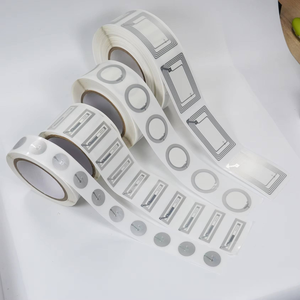 Mini-étiquette RFID UHF/NFC blanche vierge en PVC, autocollant de suivi GPS, étiquette antivol pour vêtements avec <span class=keywords><strong>code</strong></span>-barres - Product Image 4