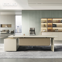 Bureau de direction réglable en hauteur à double moteur GOJO OEM 2026, table de direction, poste de travail de bureau, bureau en L à hauteur réglable