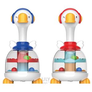 아기 프레스 장난감 백조 스핀 점프 공 스윙 음악 아기 교육 Toy1-2 세 - Product Image 1