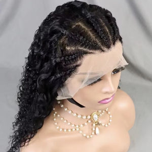 Pelucas de Cabello Humano Brasileño <span class=keywords><strong>con</strong></span> Frente de Encaje 13x4, de 10 a 16 Pulgadas, Cabello Natural sin Procesar, Estilo Rizado Jerry, Peluca de Cabello Humano <span class=keywords><strong>con</strong></span> <span class=keywords><strong>Trenzas</strong></span> - Product Image 6