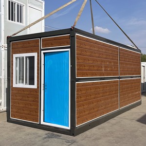 ราคาขายส่ง <span class=keywords><strong>บ้าน</strong></span>คอนเทนเนอร์สำเร็จรูปขนาดเล็ก<span class=keywords><strong>แบบ</strong></span>พับได้ X Z ขนาด 5800*2460*2510 มม. พร้อมวัสดุแผงแซนวิช - Product Image 1