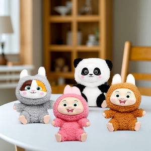 Originale Kawaii Lobuno seduta in vinile peluche bambola Macaron di seconda generazione scatola cieca Lavoobo peluche portachiavi bambola accessori - Product Image 6