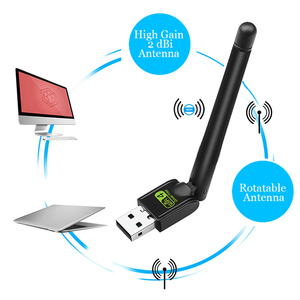 RTL8188 Trực Tiếp 802.11 Không Dây USB <span class=keywords><strong>Dongle</strong></span> Thẻ WiFi Trình Điều Khiển Ngoài Trời Bộ Chuyển Đổi Wi-fi Cho Pc Android - Product Image 3