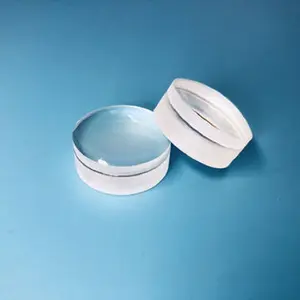 Özel fiyat yarı mamul mavi kesim blok büyük Achromat Lens 100Mm Plano dışbükey mikroskop kaynak koruyucu Led lensler F