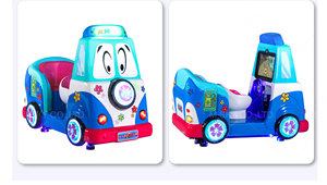 CE trong nhà 2 CHỖ NGỒI Kiddie đi xe trò chơi video máy đồng tiền hoạt động sợi thủy tinh Swing xe ánh sáng nhà trẻ em thiết bị giải trí bán - Product Image 6